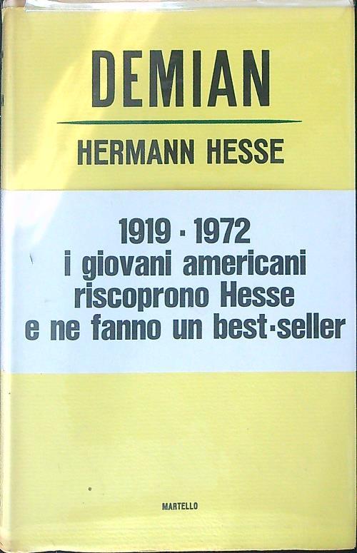 Demian - Hermann Hesse - copertina