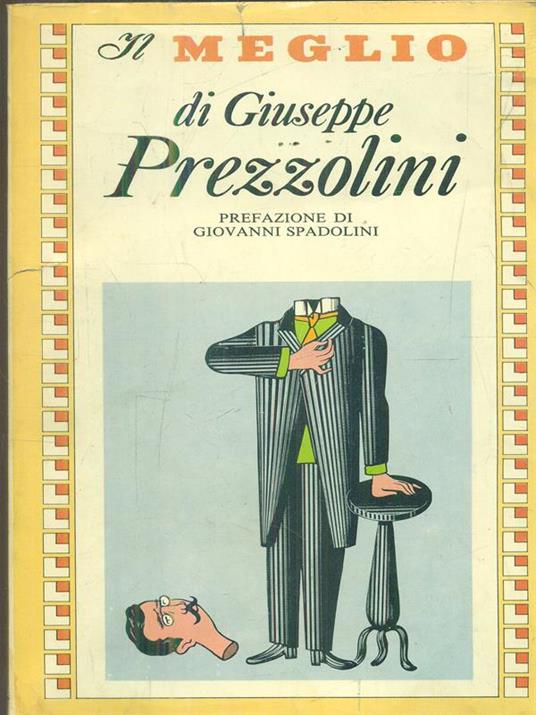 Il meglio - Giuseppe Prezzolini - copertina