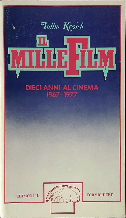 Il  millefilm A - L - Tullio Kezich - copertina