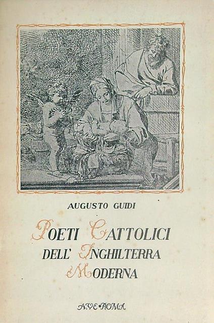 Poeti cattolici dell'Inghilterra moderna - Augusto Guidi - copertina