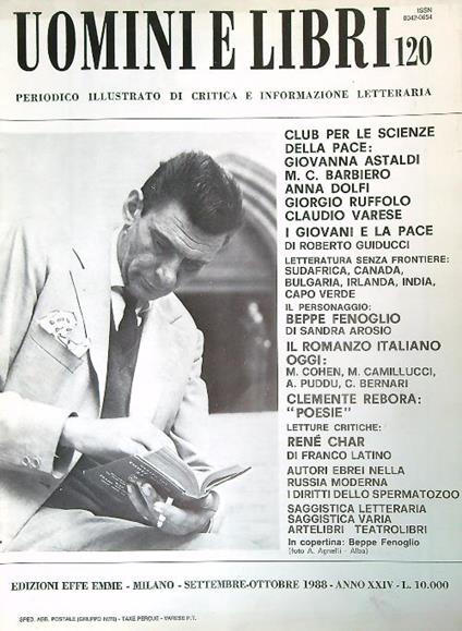 Uomini e libri 120/sett-ott 1988 - copertina