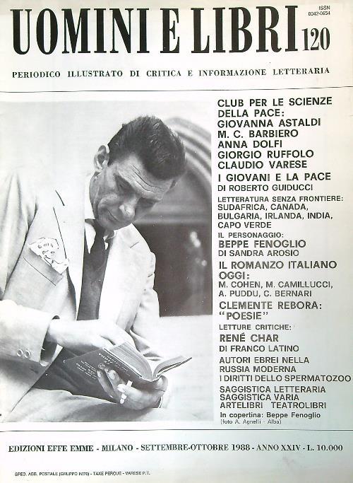 Uomini e libri 120/sett-ott 1988 - copertina