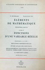 Fonctions d'une variable reelle. Chap 4,5,6,7