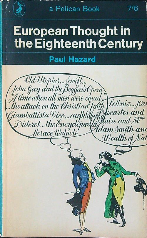 European thought in the eighteenth century - Paul Hazard - copertina