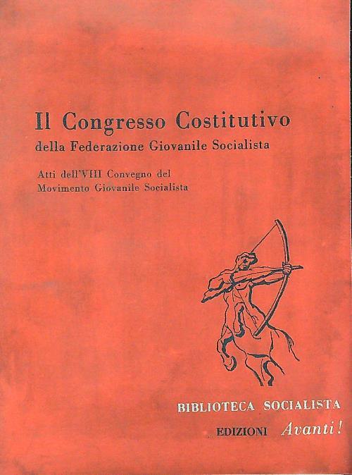 Il congresso costitutivo della federazione Giovanile Socialista - copertina