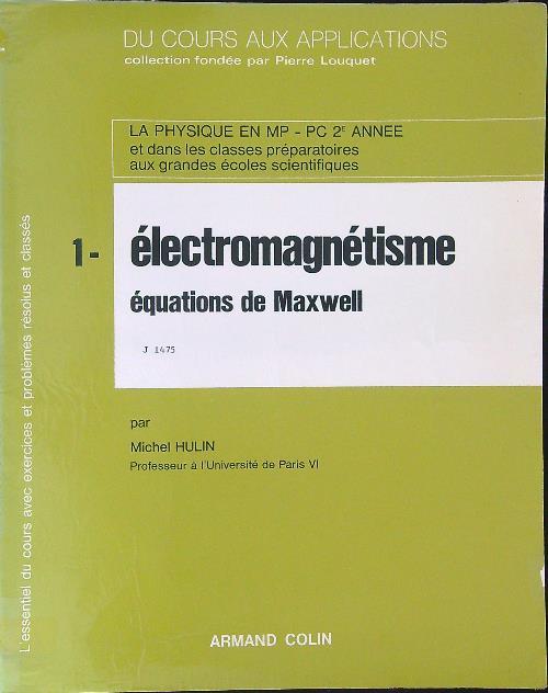 Electromagnetisme - Michel Hulin - copertina