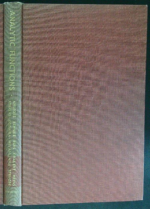 Analytic Functions - copertina