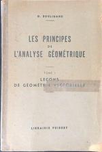 Les  principes de l'analyse geometrique Tome I
