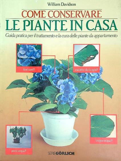 Come conservare le piante in casa  - William Davidson - copertina