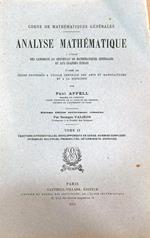 Analyse mathematique. Tome II