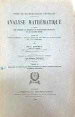 Analyse mathematique Tome II