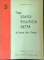 Oggi stato politica setta di fronte alla chiesa