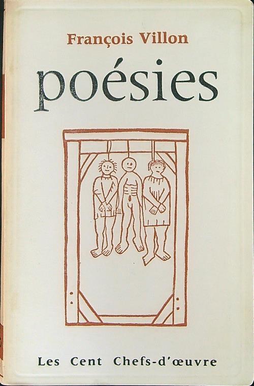 Poesies - Francois Villon - copertina