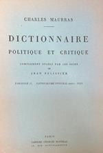 Dictionnaire politique et critique N. 17