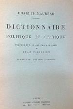 Dictionnaire politique et critique N. 18