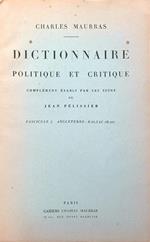 Dictionnaire politique et critique N. 2