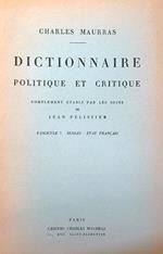 Dictionnaire politique et critique N. 7