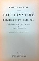 Dictionnaire politique et critique n. 12