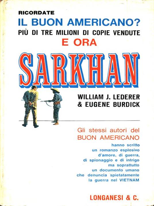 Sarkhan - William J. Lederer,Eugene Burdick - copertina
