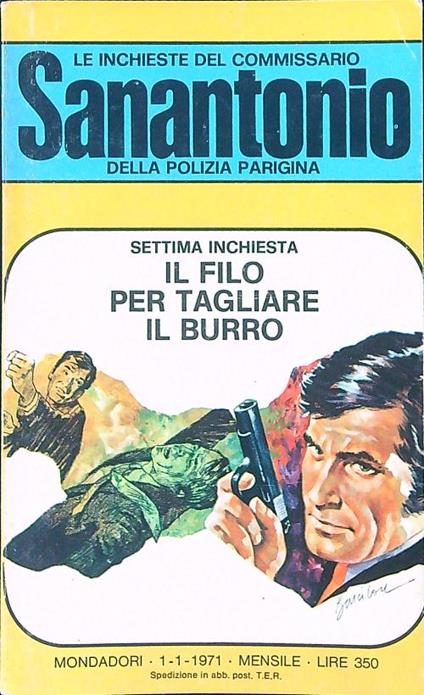 Il  filo per tagliare il burro - Sanantonio - copertina