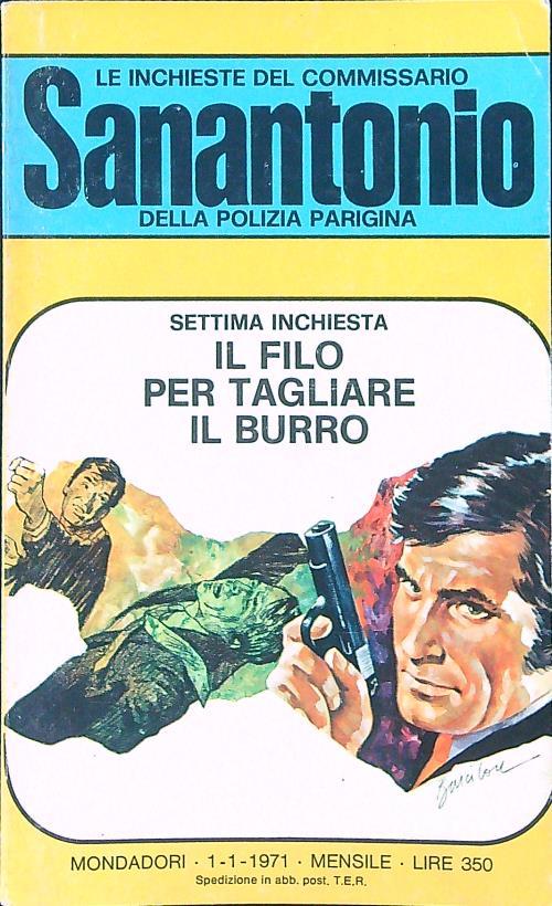 Il  filo per tagliare il burro - Sanantonio - copertina