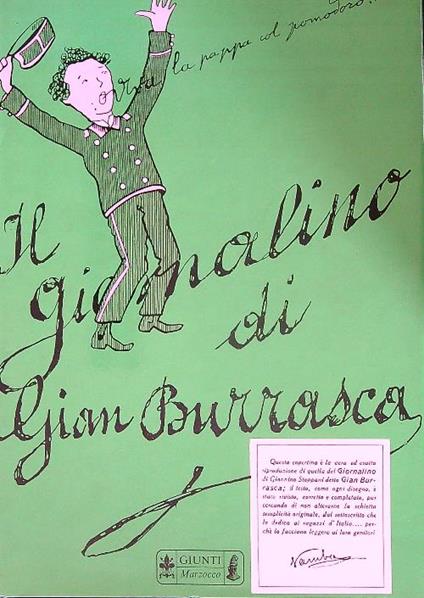 Il giornalino di Gianburrasca   - Vamba - copertina