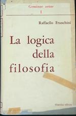 La logica della filosofia