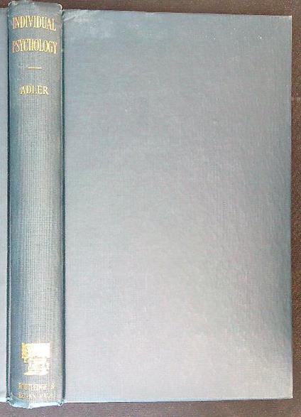 The Practice and Theory of Individual Psychology - Alfred Adler - copertina