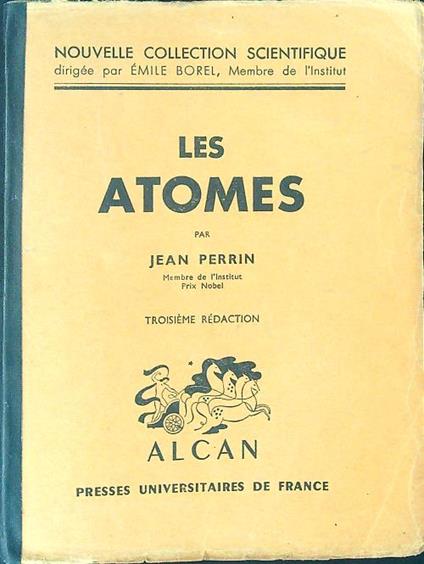Les  atomes - Jean Perrin - copertina