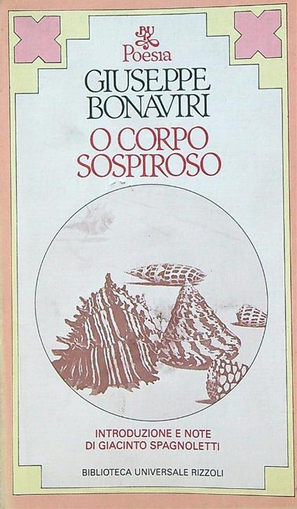O corpo sospiroso - Giuseppe Bonaviri - copertina