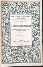 La  filosofia contemporanea I