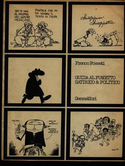 Guida al fumetto satirico & politico - Franco Fossati - copertina