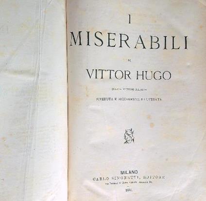 I miserabili - Victor Hugo - copertina