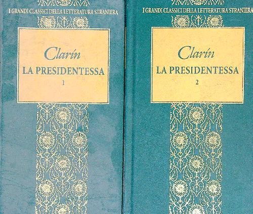 La presidentessa. 2vv - Clarin - copertina