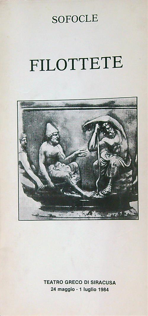 Filottete - Sofocle - copertina