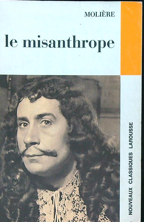 Le Misanthrope - Moliere - copertina