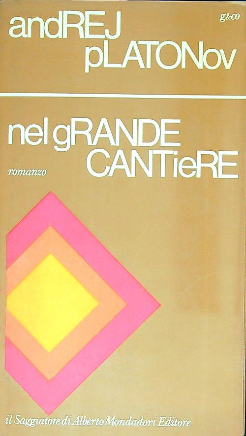 Nel grande cantiere - Andrej Platonov - copertina
