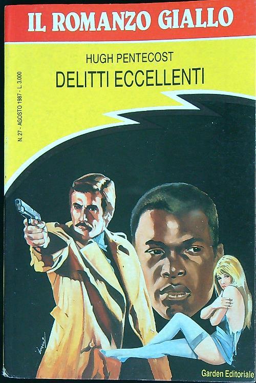 Delitti eccellenti - Hugh Pentecost - copertina