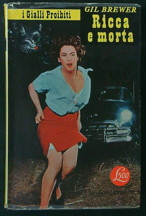Ricca e morta - Gil Brewer - copertina
