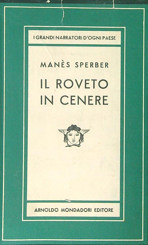 Il  roveto in cenere - Manes Sperber - copertina