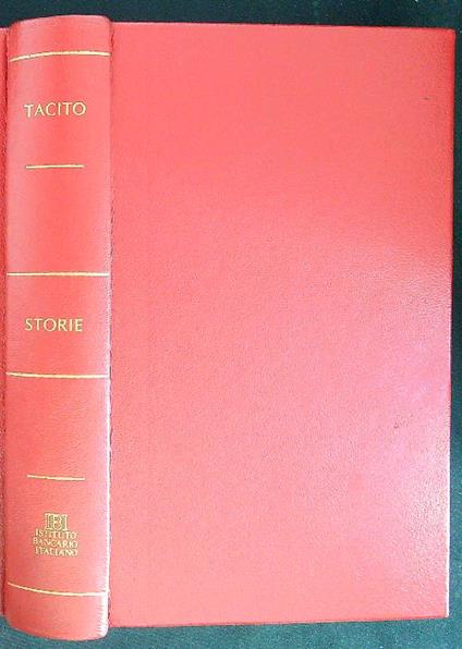 Storie - Tacito - copertina