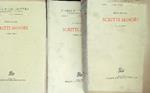 Scritti minori. 3vv