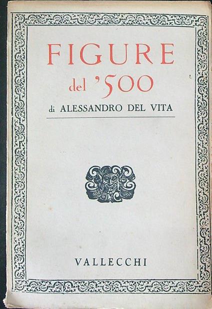Figure del '500 - Alessandro Del Vita - copertina