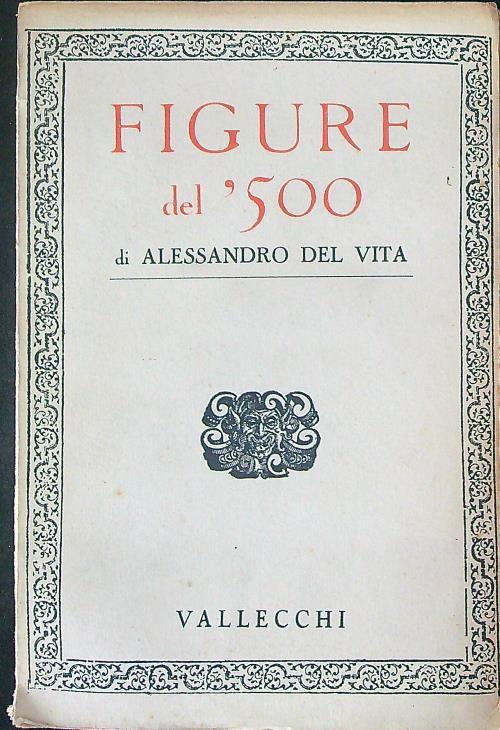 Figure del '500 - Alessandro Del Vita - copertina