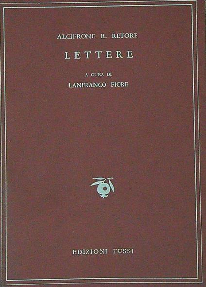 Lettere - Alcifrone Il retore - copertina