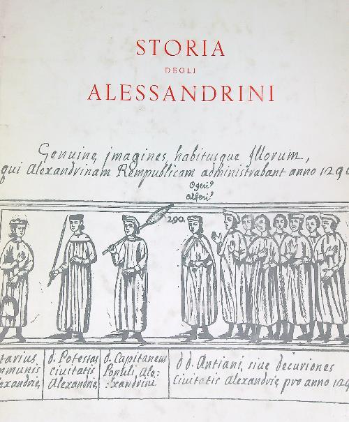 Storia degli alessandrini - Fausto Bima - copertina