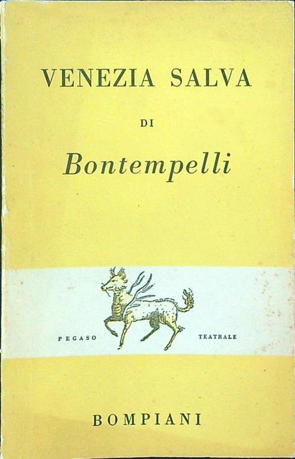 Venezia salva  - Massimo Bontempelli - copertina