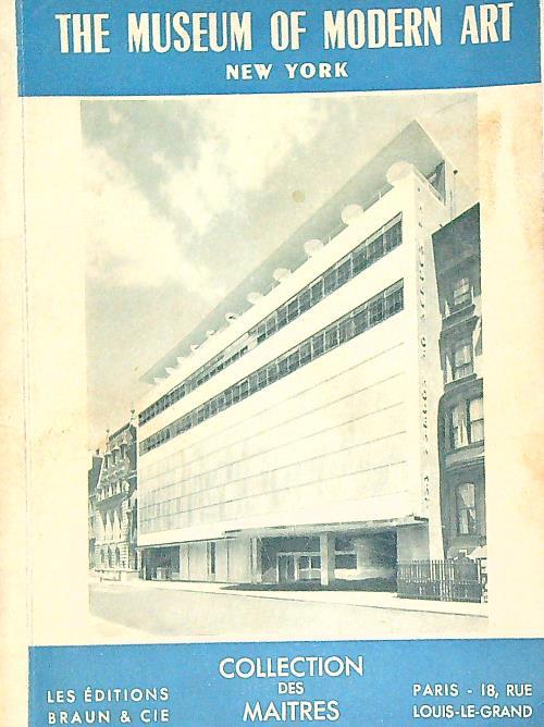 The museum of modern Art New York - Alfred Barr - copertina