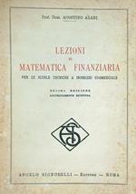 Lezioni di matematica finanziaria