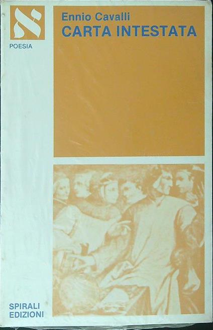 Carta intestata - Ennio Cavalli - copertina